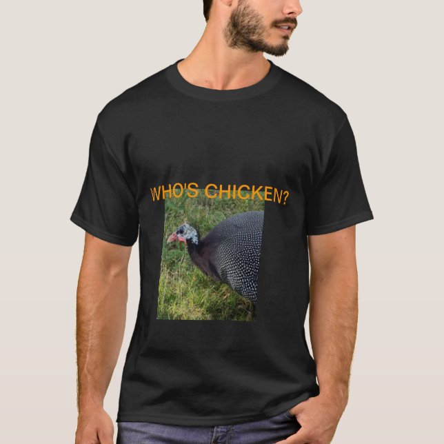 Ich bin nicht Huhn-Guinea-Geflügel-T - Shirt (Vorderseite)