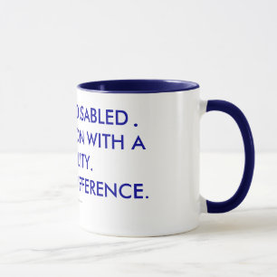 ICH BIN NICHT ICH BIN EINE PERSON MIT EINER TASSE