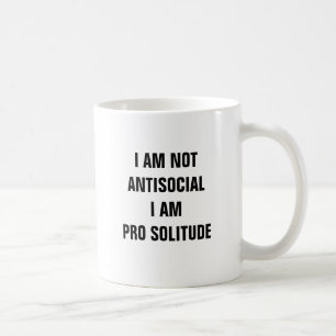 Ich bin nicht ich bin Proeinsamkeits-Tasse Tasse