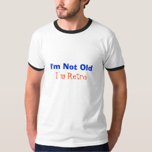 Ich bin nicht ich bin Retro T - Shirt alt