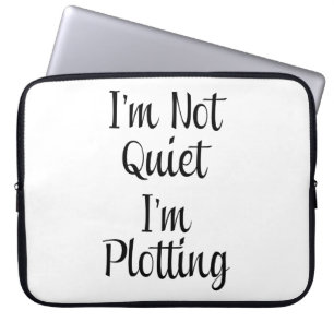Ich bin nicht, ich grafisch darstelle ruhig laptopschutzhülle