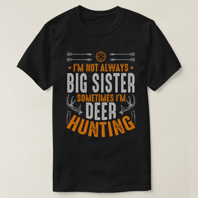 Ich bin nicht immer eine große SCHWESTER, manchmal T-Shirt (Design vorne)