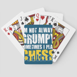 Ich bin nicht immer gruselig, manchmal spiele ich spielkarten