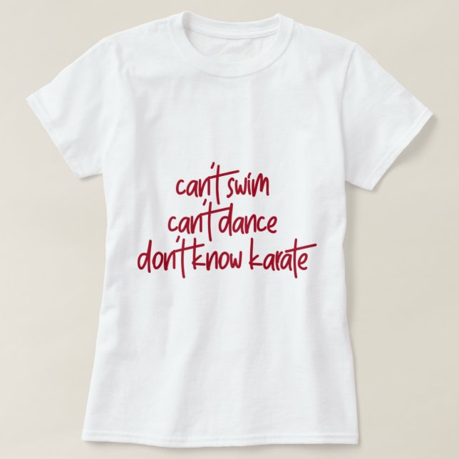 Ich bin nicht in Ordnung Intro T-Shirt (Design vorne)