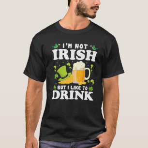 Ich bin nicht irisch, aber ich trinke gerne Bier S T-Shirt