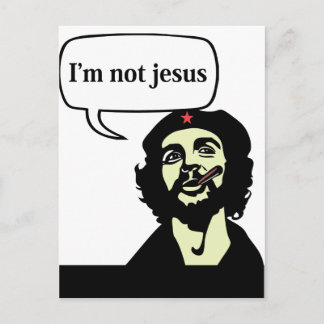 Ich bin nicht jesus - Che guevara Comic Postcard! Postkarte