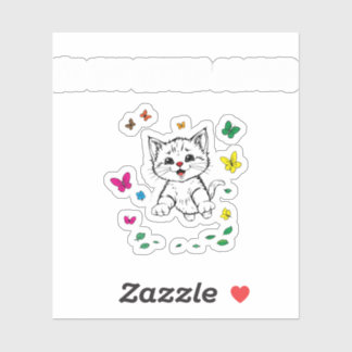 Ich bin nicht kätzchen - Niedlich & spielerisch gr Aufkleber