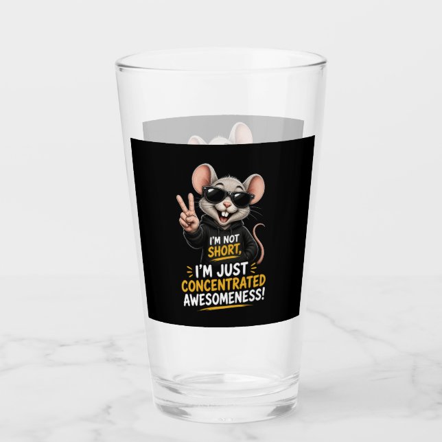 Ich bin nicht klein, ich bin einfach nur ein spaßi glas (Vorderseite)