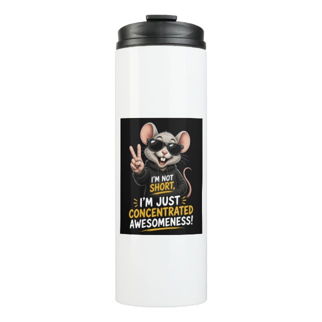 Ich bin nicht klein, ich bin einfach nur ein spaßi thermosbecher (Vorderseite)