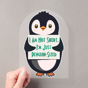 Ich bin nicht klein, ich bin einfach Pinguin-groß Acryleinladungen