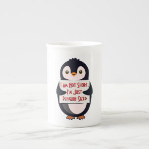 Ich bin nicht klein, ich bin einfach Pinguin-groß Prozellantasse