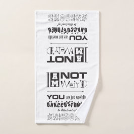 Ich bin nicht komisch! Handtuch