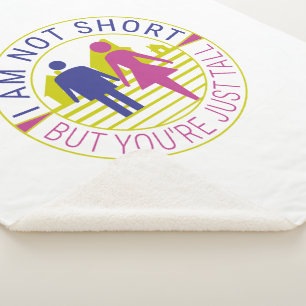 Ich bin nicht kurz, aber du bist einfach groß sherpadecke