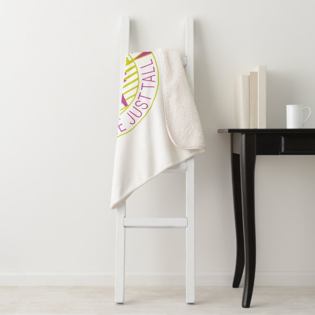 Ich bin nicht kurz, aber du bist einfach groß sherpadecke (Beispiel)