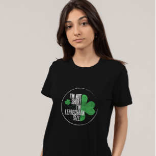 Ich bin nicht Kurz, dass ich Leprechaun Size Fun S T-Shirt