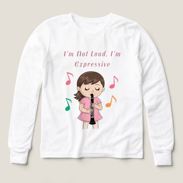 Ich bin nicht laut, ich bin ausdrucksstark (Design Vorderseite)