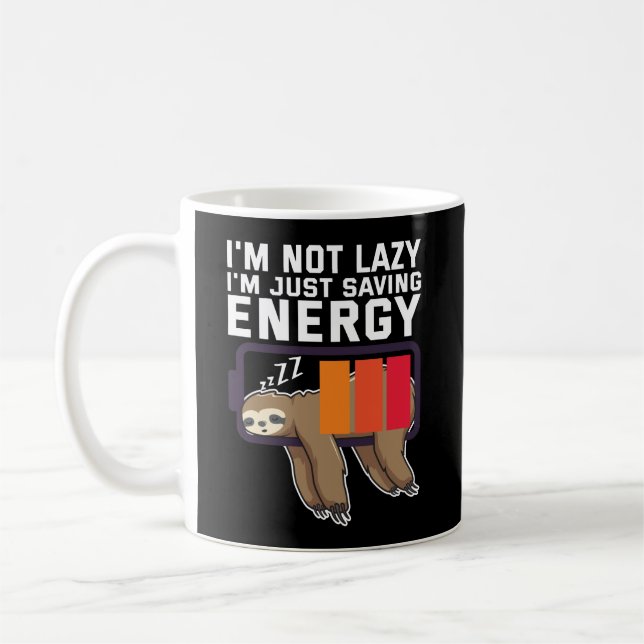 Ich bin nicht leicht, einfach nur die Batterie Ret Kaffeetasse (Links)