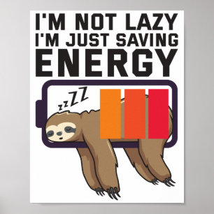 Ich bin nicht leicht, einfach nur die Batterie Ret Poster