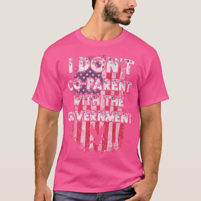 Ich bin nicht mit der US-amerikanischen Pro-Waffe T-Shirt (Vorderseite)