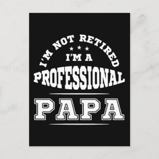 Ich bin nicht müde, ich bin ein Beruflicher Papa Postkarte