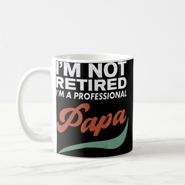 Ich bin nicht müde, ich bin eine Berufliche Päpter Kaffeetasse (Links)