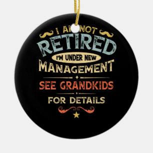 Ich bin nicht müde, ich bin unter neuem Management Keramik Ornament