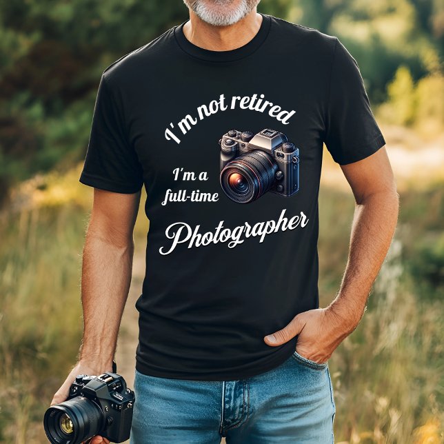 Ich bin nicht müde, ich bin Vollzeitfotograf T-Shirt (Von Creator hochgeladen)