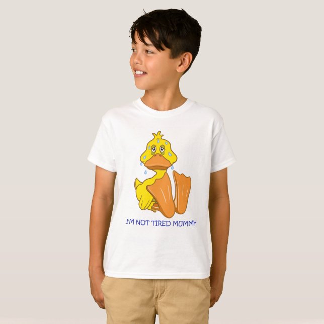 Ich bin nicht müde Mama T-Shirt (Vorne ganz)