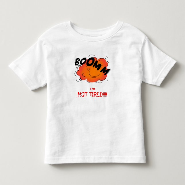 Ich bin NICHT MÜDES T-Shirt (Vorderseite)