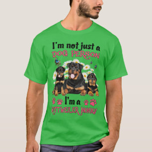 Ich bin nicht nur ein Hundemensch, sondern eine Ro T-Shirt