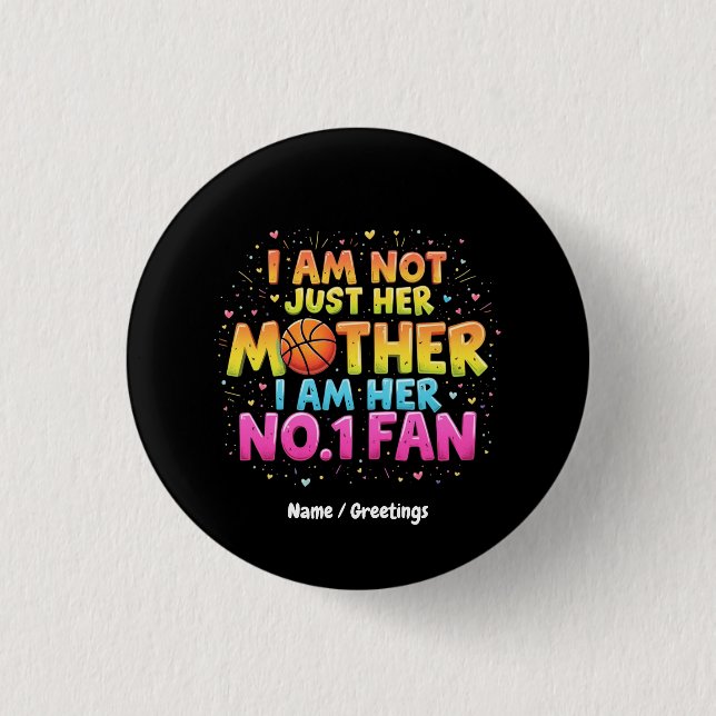 Ich bin nicht nur ihre Mutter, ich bin ihr Nr. 1 F Button (Vorderseite)