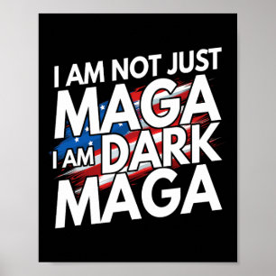 Ich bin nicht nur im Dunkeln Trump 2024 Wahlen  Poster