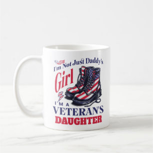 Ich bin nicht nur Papa's Girl, ich bin Veteranento Kaffeetasse