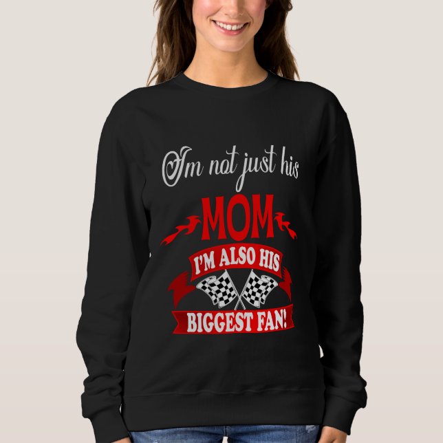 Ich bin nicht nur seine Mama, ich bin auch sein gr Sweatshirt (Vorderseite)