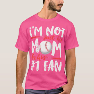 Ich bin nicht nur seine Mama Nummer 1 der Baseball T-Shirt