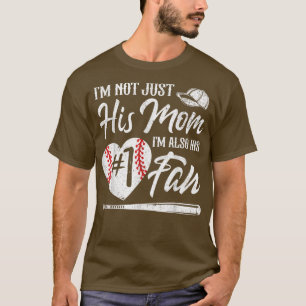 Ich bin nicht nur seine Mama sein Nummer-1-Fan Bas T-Shirt