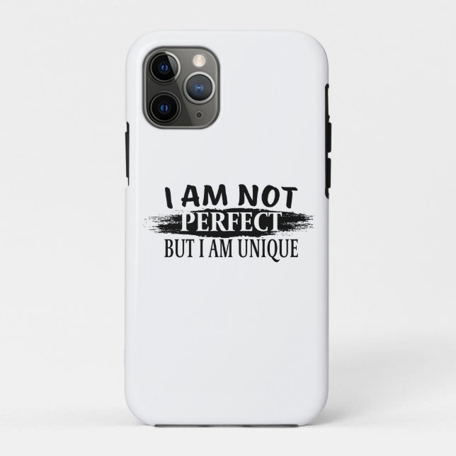 Ich bin nicht perfekt, aber einzigartig Case-Mate iPhone hülle (Rückseite)