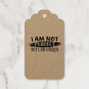 Ich bin nicht perfekt, aber einzigartig geschenkanhänger