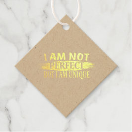 Ich bin nicht perfekt, aber einzigartig geschenkanhänger