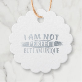 Ich bin nicht perfekt, aber einzigartig geschenkanhänger