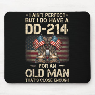 Ich bin nicht perfekt, aber ich habe einen Dd-214  Mousepad