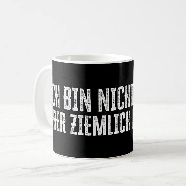 Ich bin nicht perfekt - aber ziemlich nah dran! kaffeetasse (Vorderseite Links)