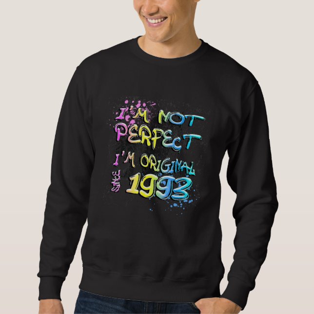 Ich bin nicht perfekt, ich bin original seit 1963  sweatshirt (Vorderseite)