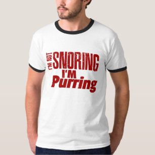 Ich bin nicht schnarchend ich schnurre T-Shirt