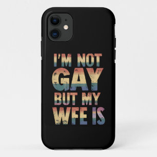 Ich bin nicht schwul, aber meine Frau ist LGBT Reg Case-Mate iPhone Hülle