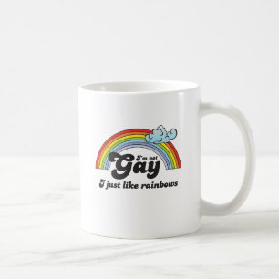 Ich bin nicht schwul dunkel kaffeetasse