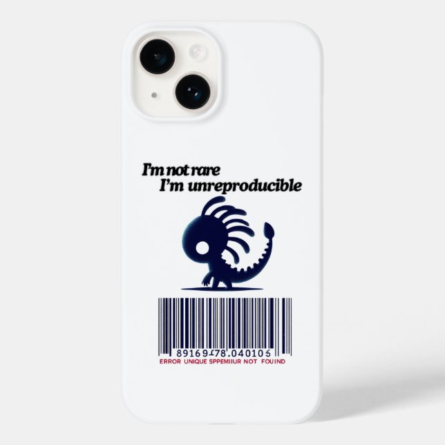 Ich bin nicht selten, ich bin nicht reproduzierbar Case-Mate iPhone hülle (Rückseite)