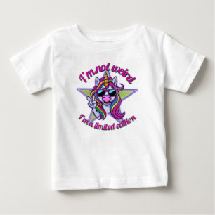 Ich bin nicht seltsam, ich bin ein limitiertes Uni Baby T-shirt