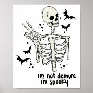 Ich bin nicht sicher, dass ich spöttisch bin poster
