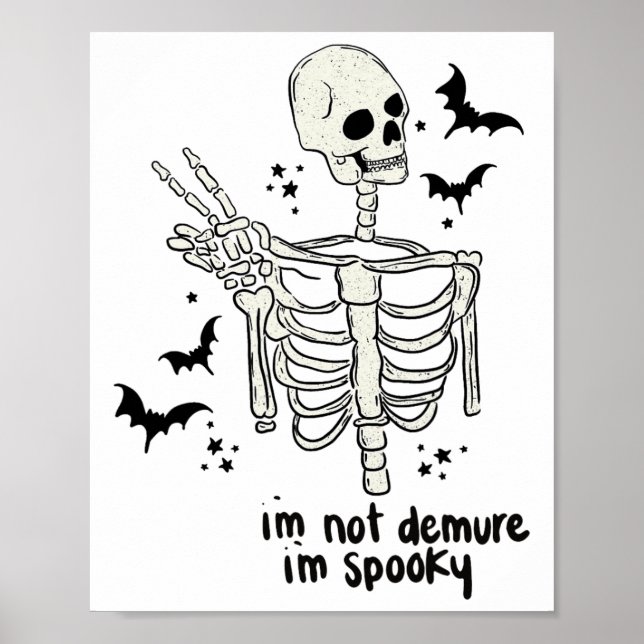 Ich bin nicht sicher, dass ich spöttisch bin poster (Vorne)